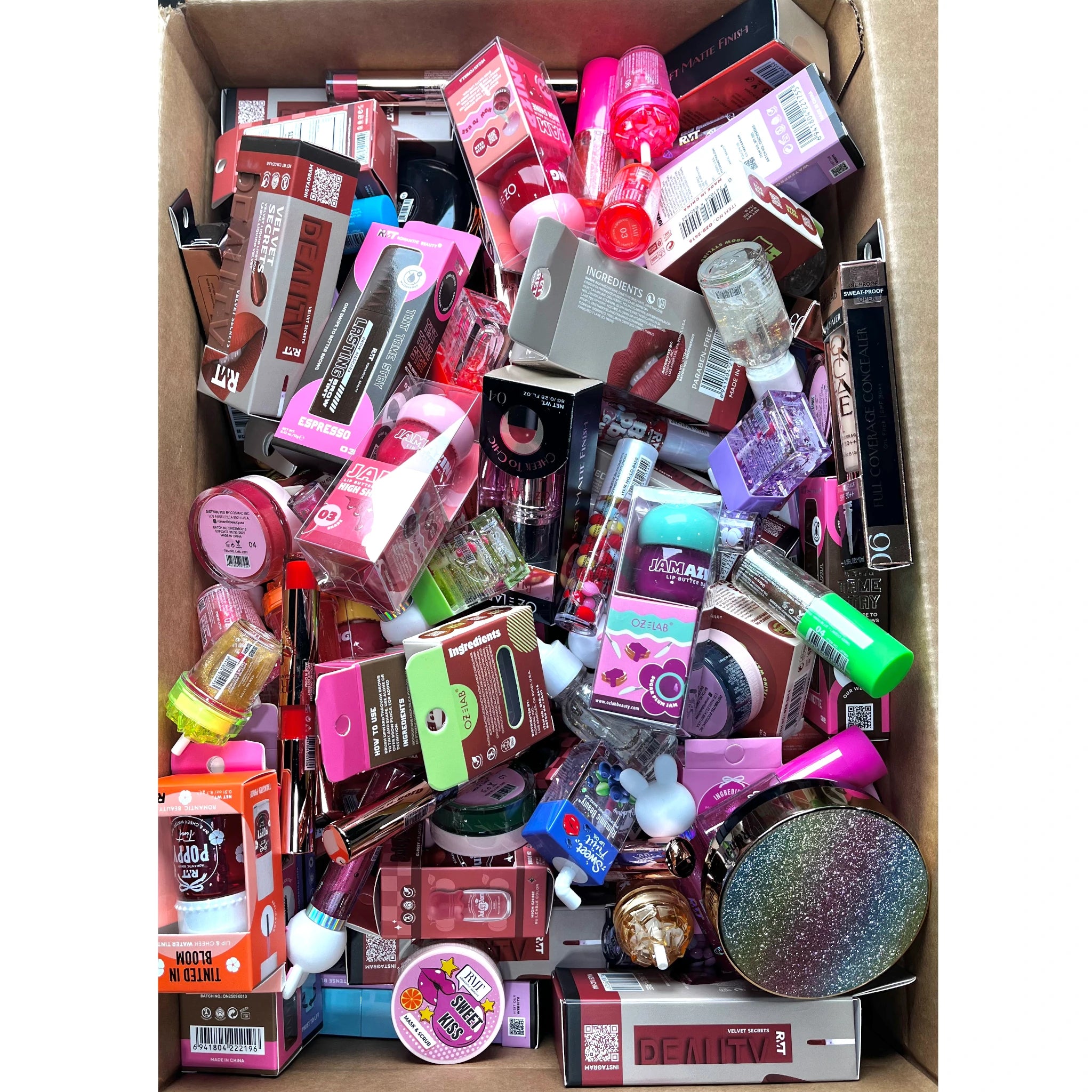 Caja Mixta Romantic Beauty - Venta al por Mayor 141 Unidades (ROMANTICBOX#2)