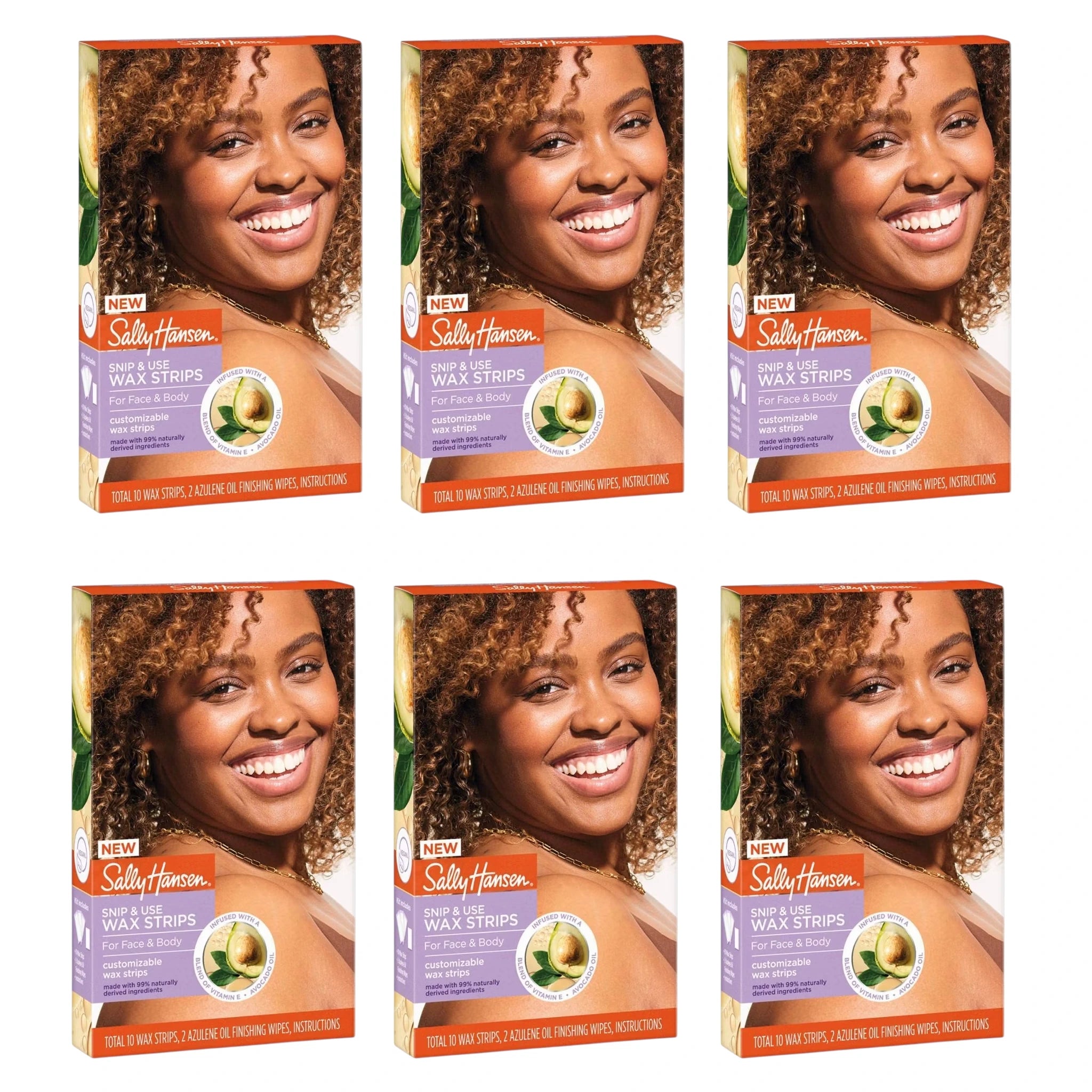 Tiras de Cera Snip & Use Sally Hansen | Cosméticos al por Mayor