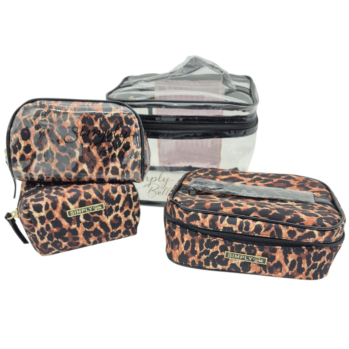 Estuche Maquillaje Leopardo Simply Bella | Cosméticos al por Mayor