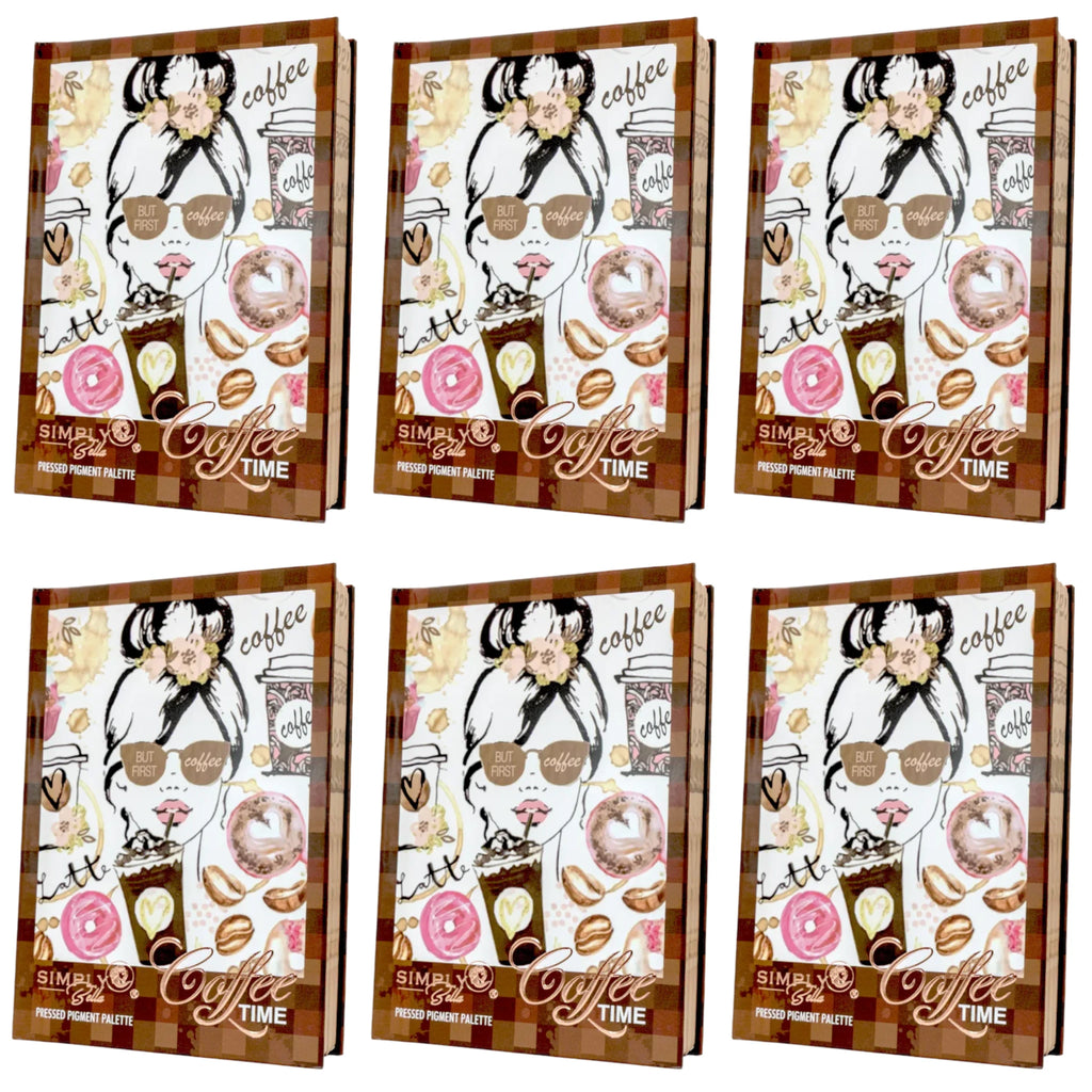 Paleta de Pigmentos Coffee Time Simply Bella | Cosméticos al por Mayor