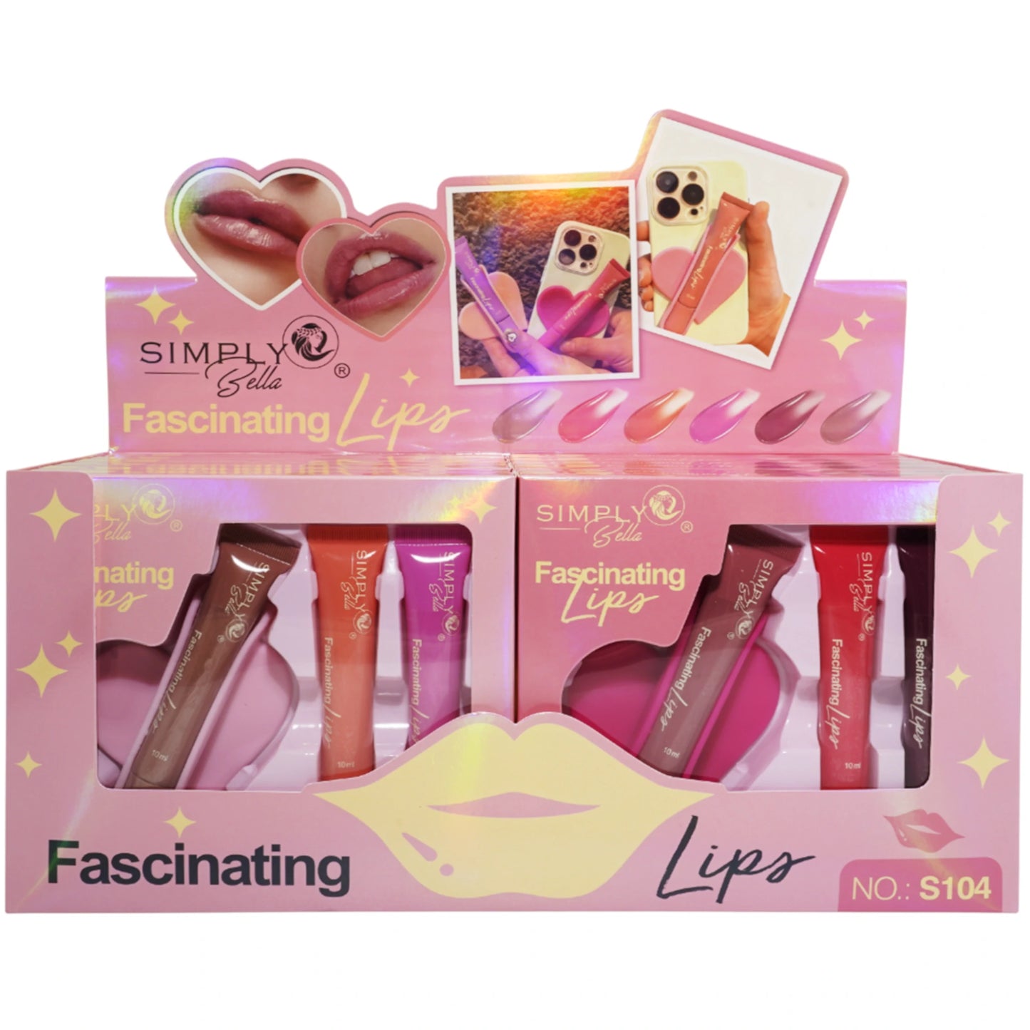 Set de Billos Fascinating Lips Simply Bella | Cosméticos al por Mayor