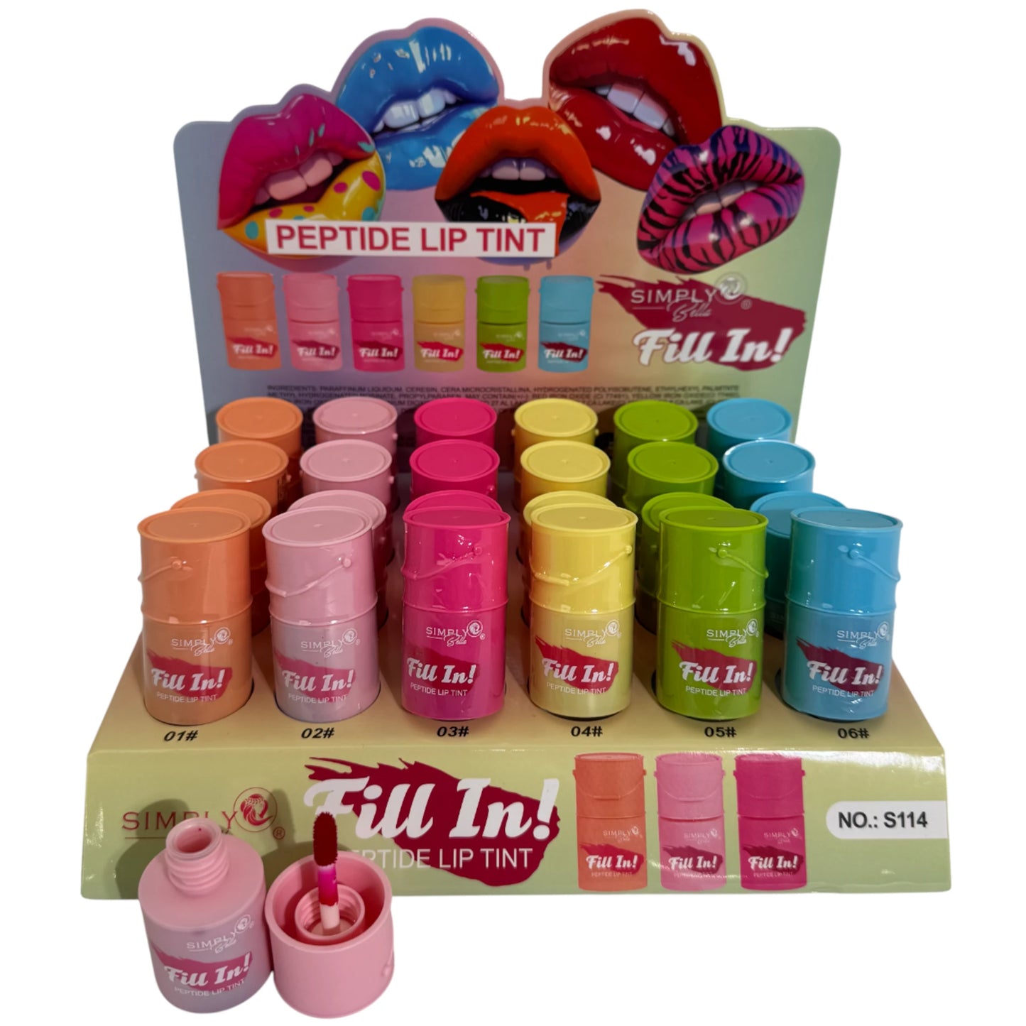 Tinte Labial Peptide Fill In! Simply Bella | Cosméticos al por Mayor