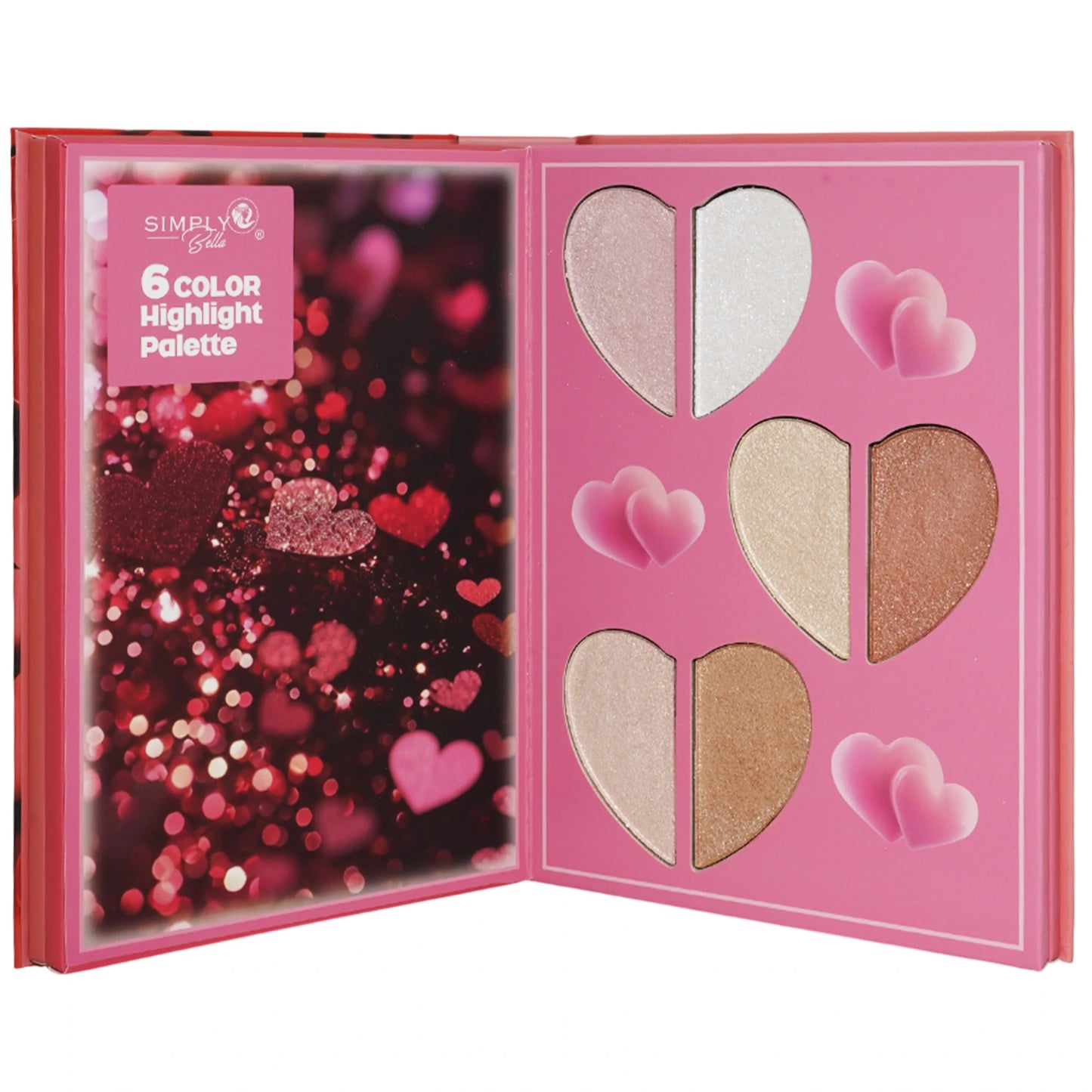 Paleta de Sombras Irresistible Book Simply Bella | Cosméticos al por Mayor