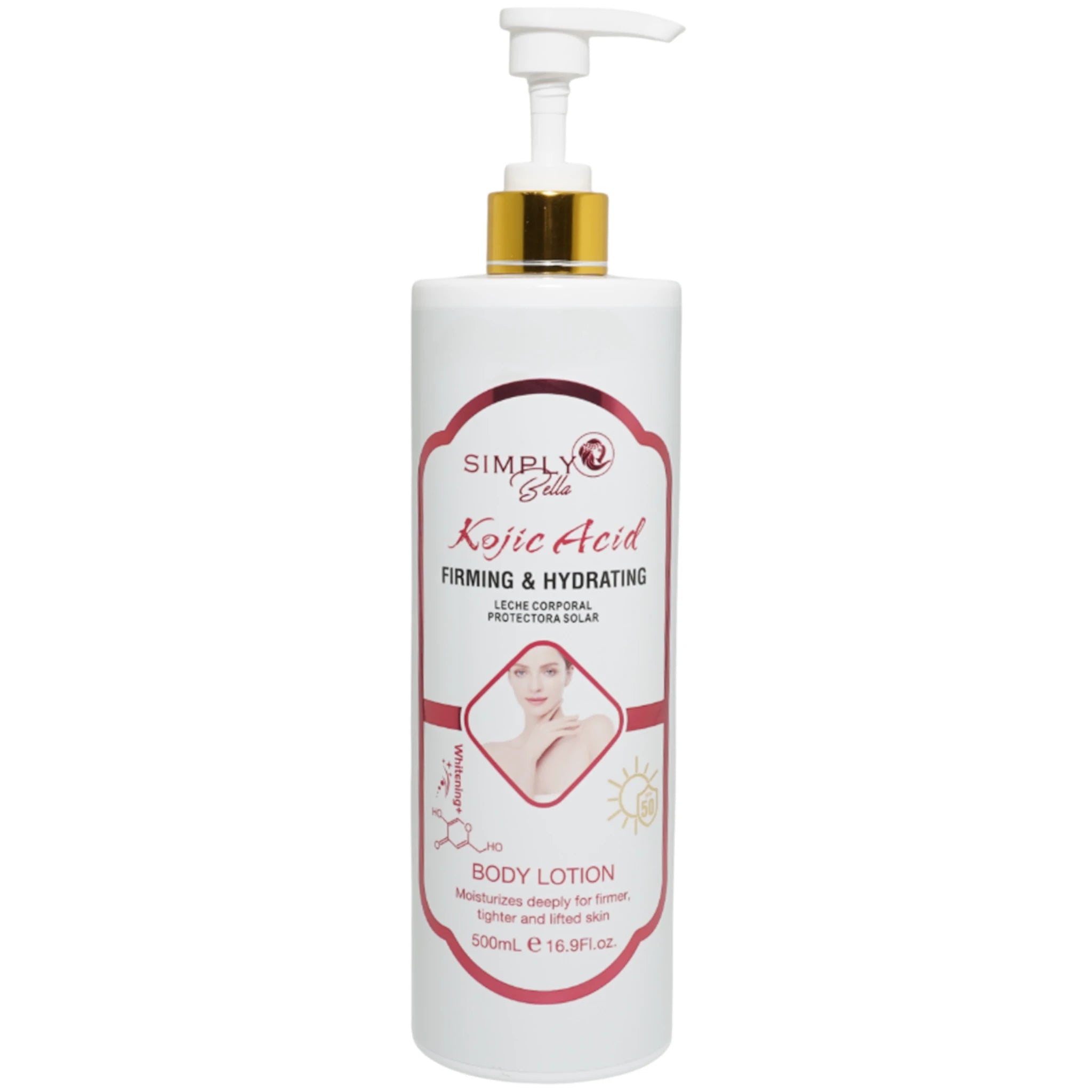 Loción Corporal con Ácido Kojic Simply Bella | Cosméticos al por Mayor