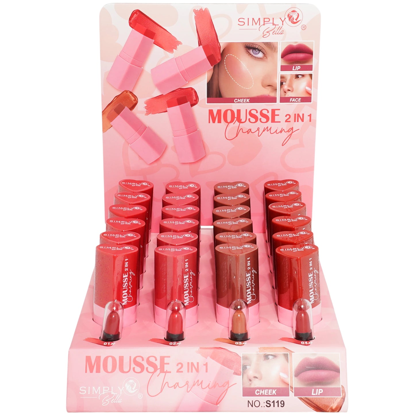 Mousse 2 en 1 Charming - Simply Bella | Cosméticos al por Mayor