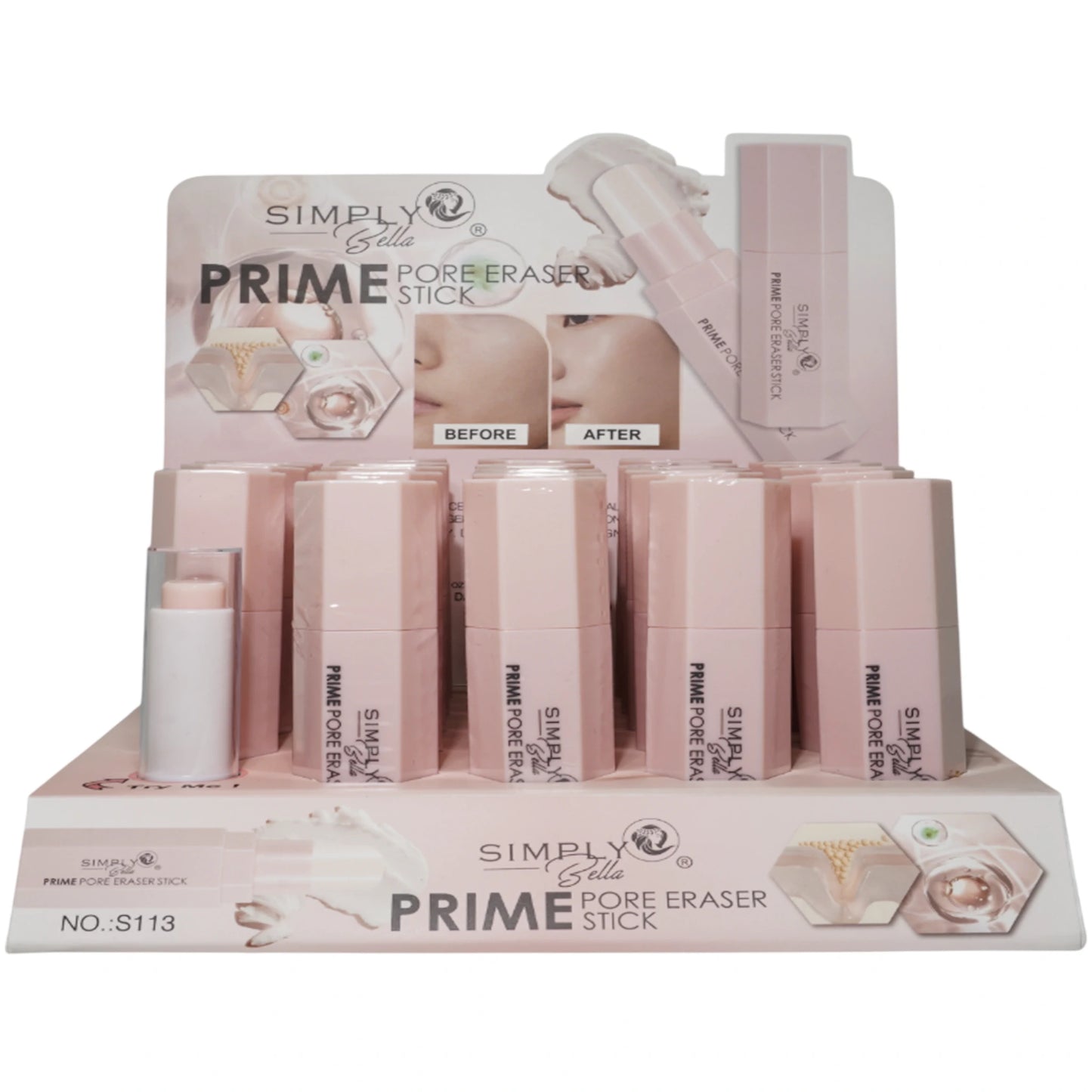 Stick Corrector de Poros Prime Simply Bella | Cosméticos al por Mayor