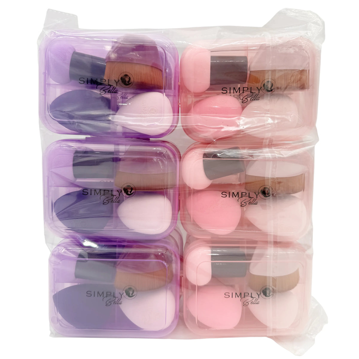 Sets de Esponja y Brocha Kabuki Simply Bella | Cosméticos al por Mayor