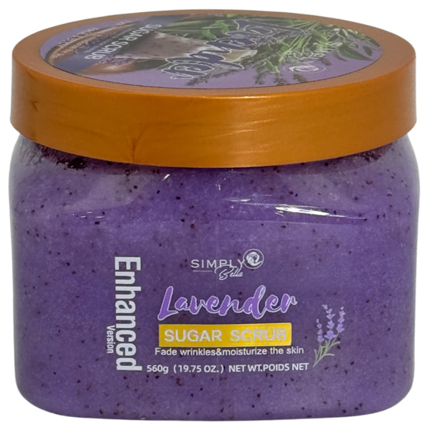 Exfoliante de Lavanda con Azúcar Simply Bella | Cosméticos al por Mayor