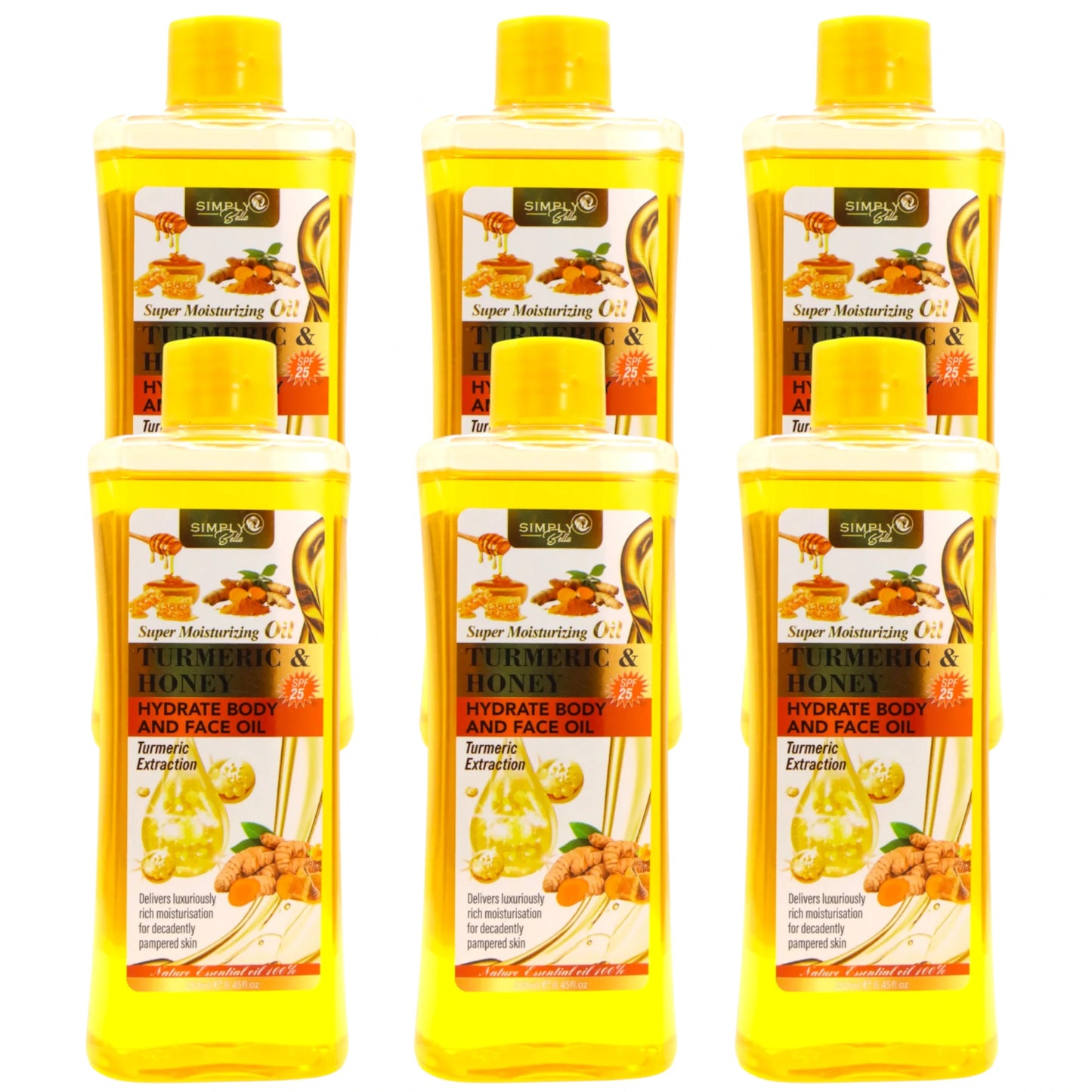 Aceite de Cúrcuma y Miel - Simply Bella | Cosméticos al por Mayor