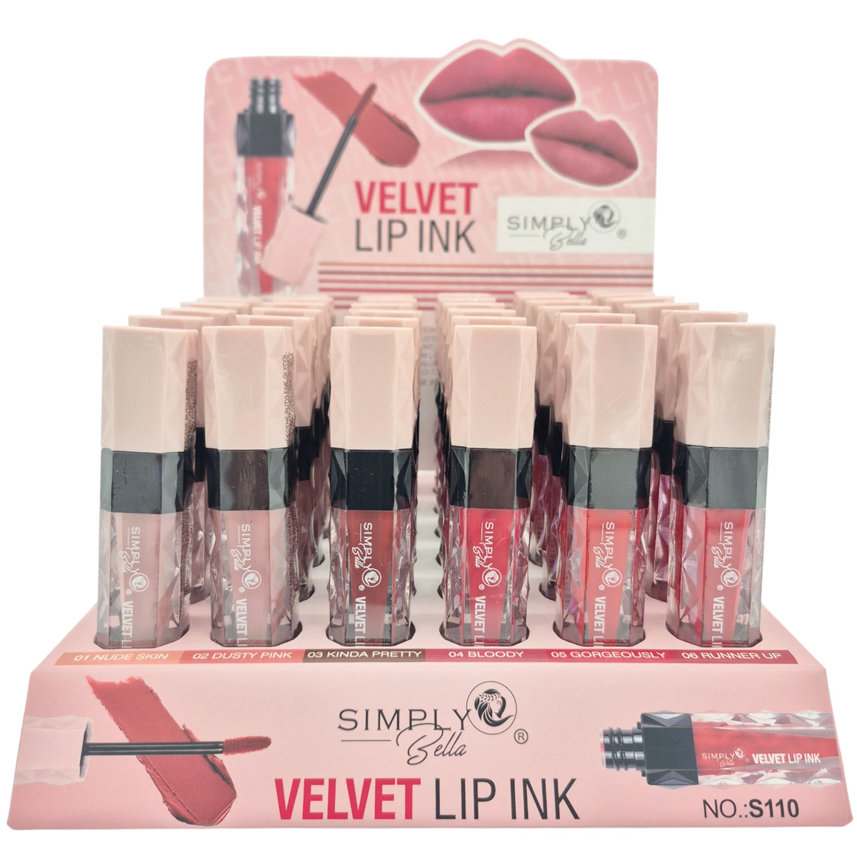 Tinta Labial Velvet - Simply Bella | Cosméticos al por Mayor