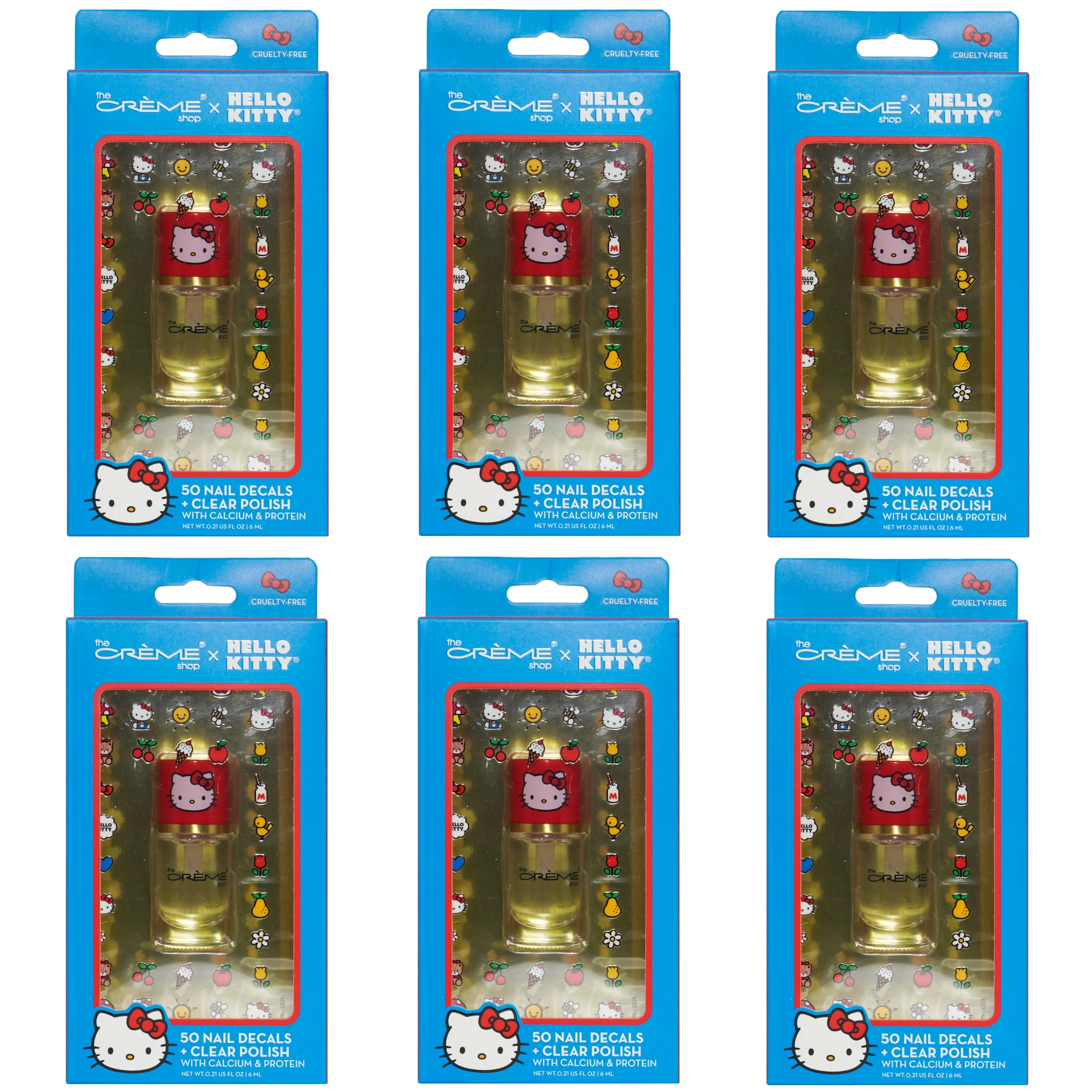 Set Esmalte de Uñas Transparente -The Creme Shop | Cosméticos al por Mayor