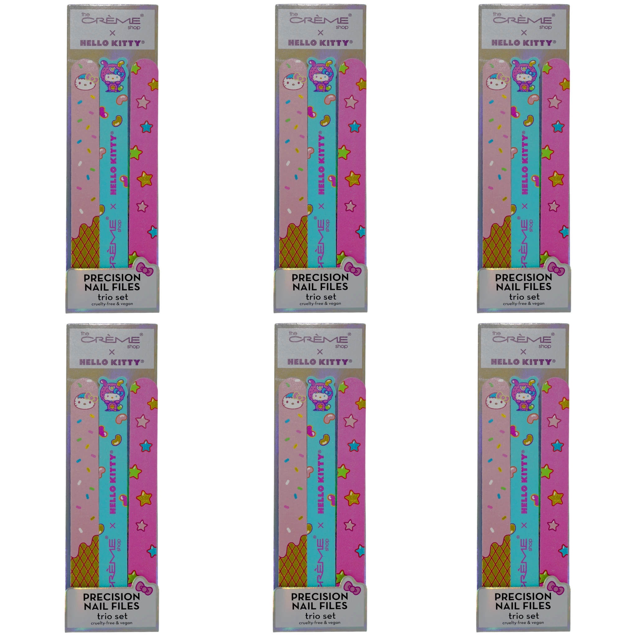 Set 3 Limas de Uñas Sprinkles The Creme Shop | Cosméticos al por Mayor