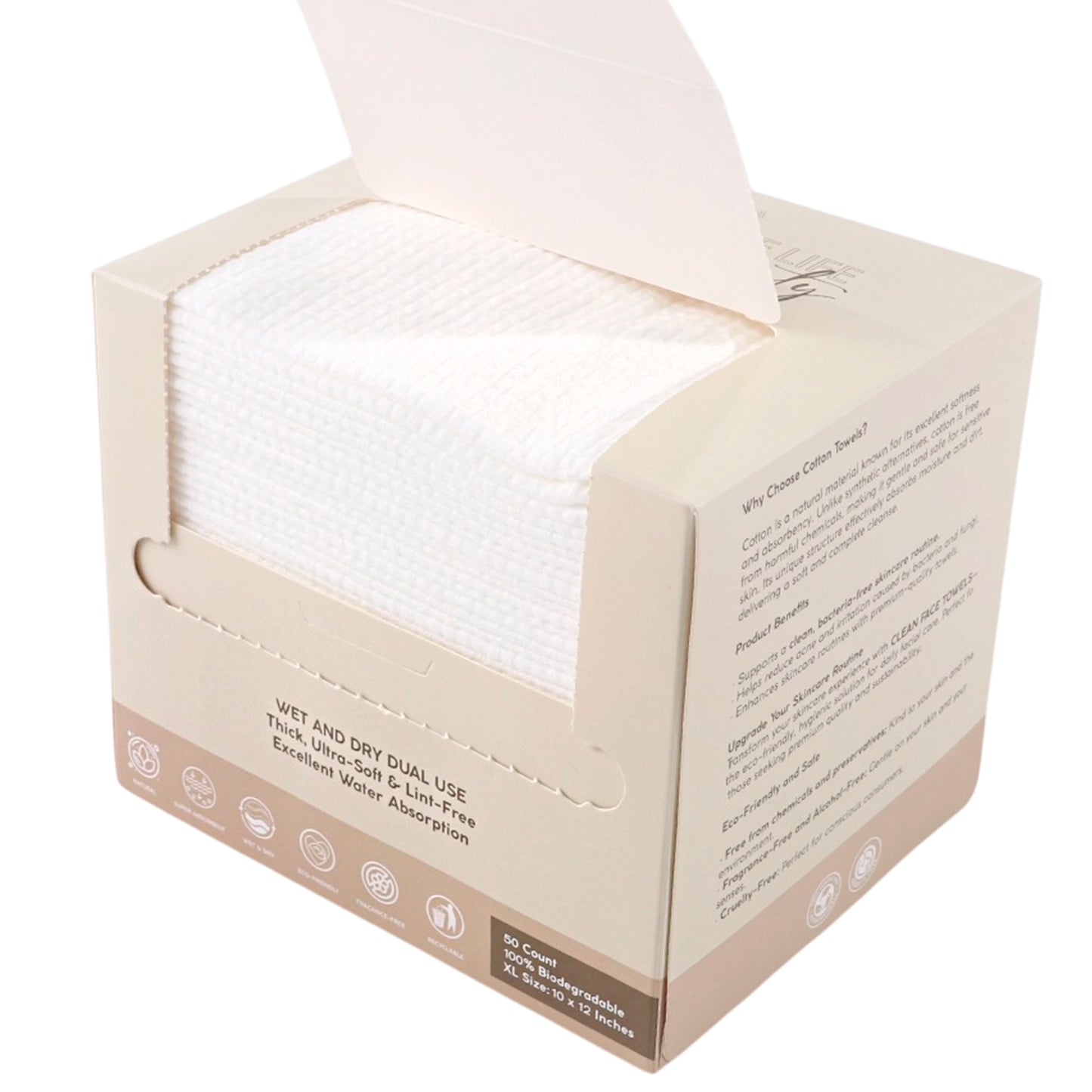 Toallas de Limpieza Facial - Totemica | Cosméticos al por Mayor