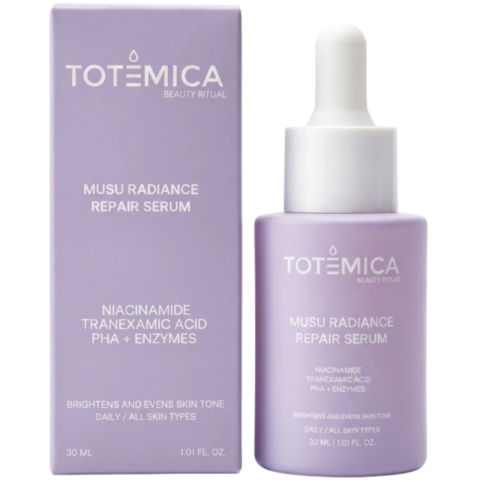 Sérum Reparador Musu Radiance Totemica | Cosméticos al por Mayor
