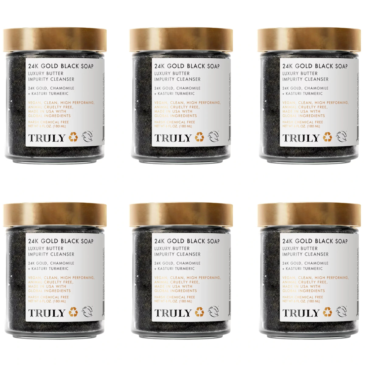 Jabón Negro 24k Gold Luxury Truly  | Cosméticos al por Mayor