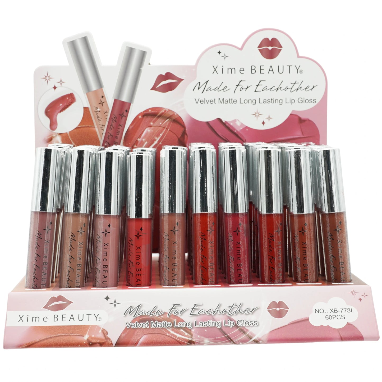 Brillo Labial Velvet Matte Long Xime Beauty | Cosméticos al por Mayor