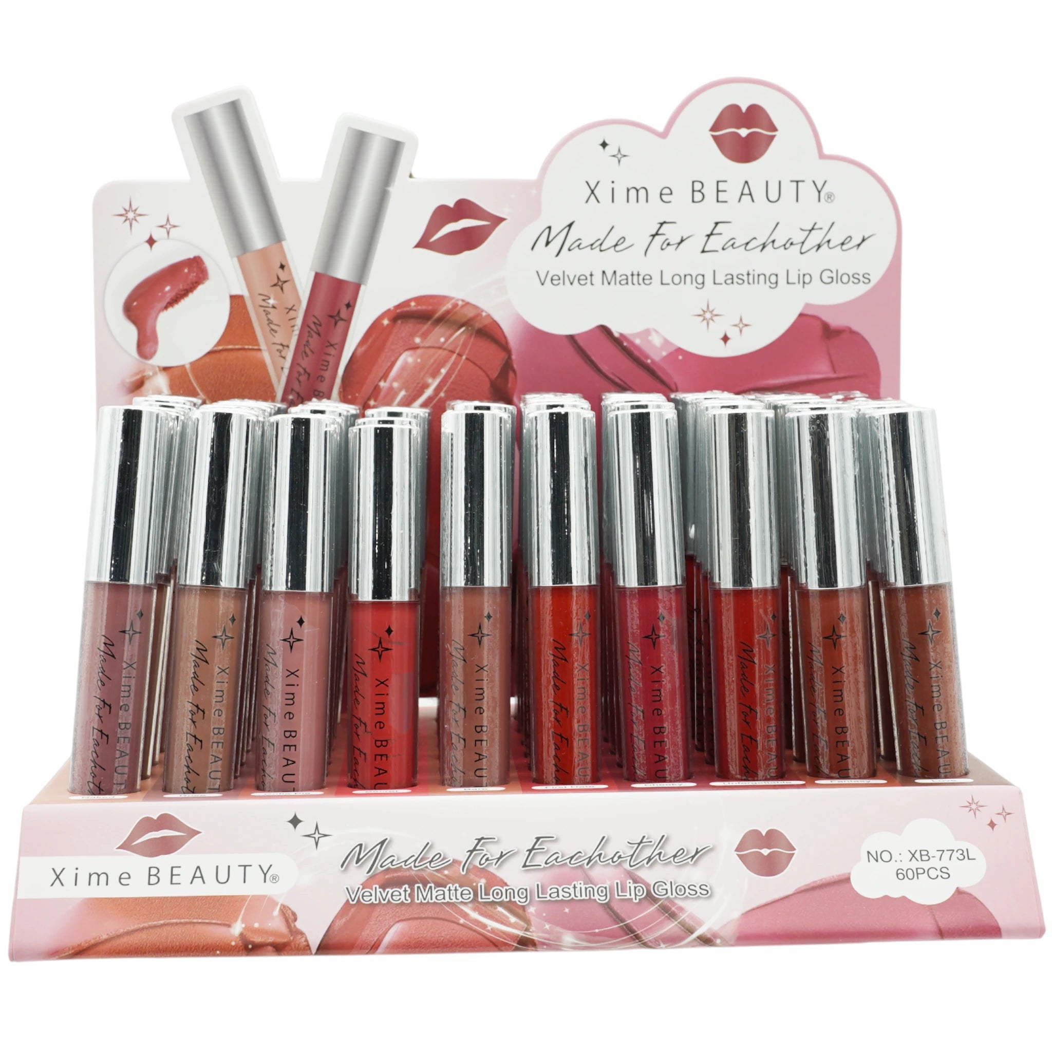 Brillo Labial Velvet Matte Long Xime Beauty | Cosméticos al por Mayor