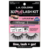 Kit de Pestañas 3D Faux Mink - L.A. Colors | Cosméticos al por Mayor