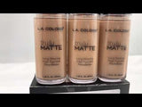 Base Truly Matte - Soft Beige - L.A. Colors - Venta al por Mayor Pack 12 Unidades (CLM354)