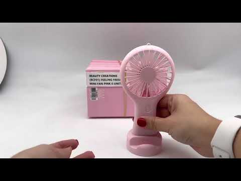 Mini Ventilador Rosa Feeling Fresh Beauty Creations