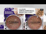Shimmer Bronzer Radiant L.A. Colors - Venta al por Mayor Pack 12 Unidades (CBBP267)